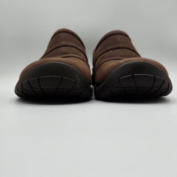 Merrell Encore Moc 4 Women's‎ 7.5 Brown Leather Slip On Comfort Shoes - Picture 4 of 11